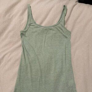 Jay Jays light green tank top scoop neck, soft material size XXS fitted